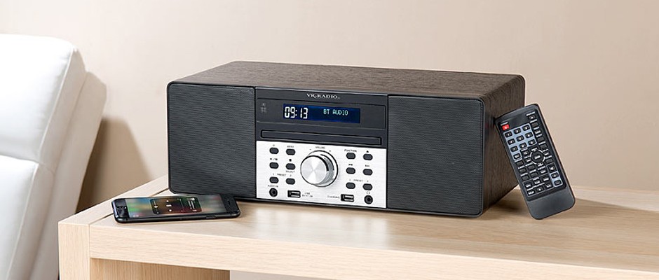 Multifunktionelles DAB Radio mit CD Player und Bluetooth